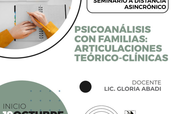 PSICOANÁLISIS CON FAMILIAS: ARTICULACIONES TEÓRICO-CLÍNICAS