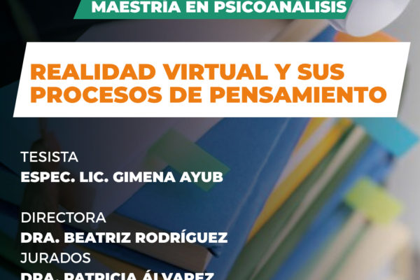 REALIDAD VIRTUAL Y SUS PROCESOS DE PENSAMIENTO